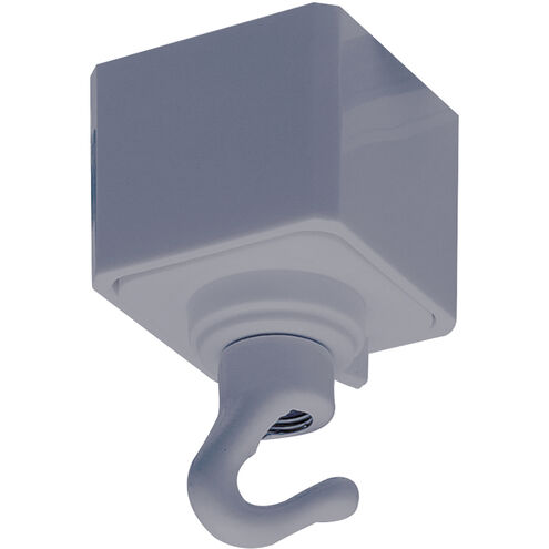 Aaliyah 1 Light Silver Track Ceiling Light in H-Style