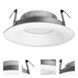 Retrofit Matte Powder White Recessed