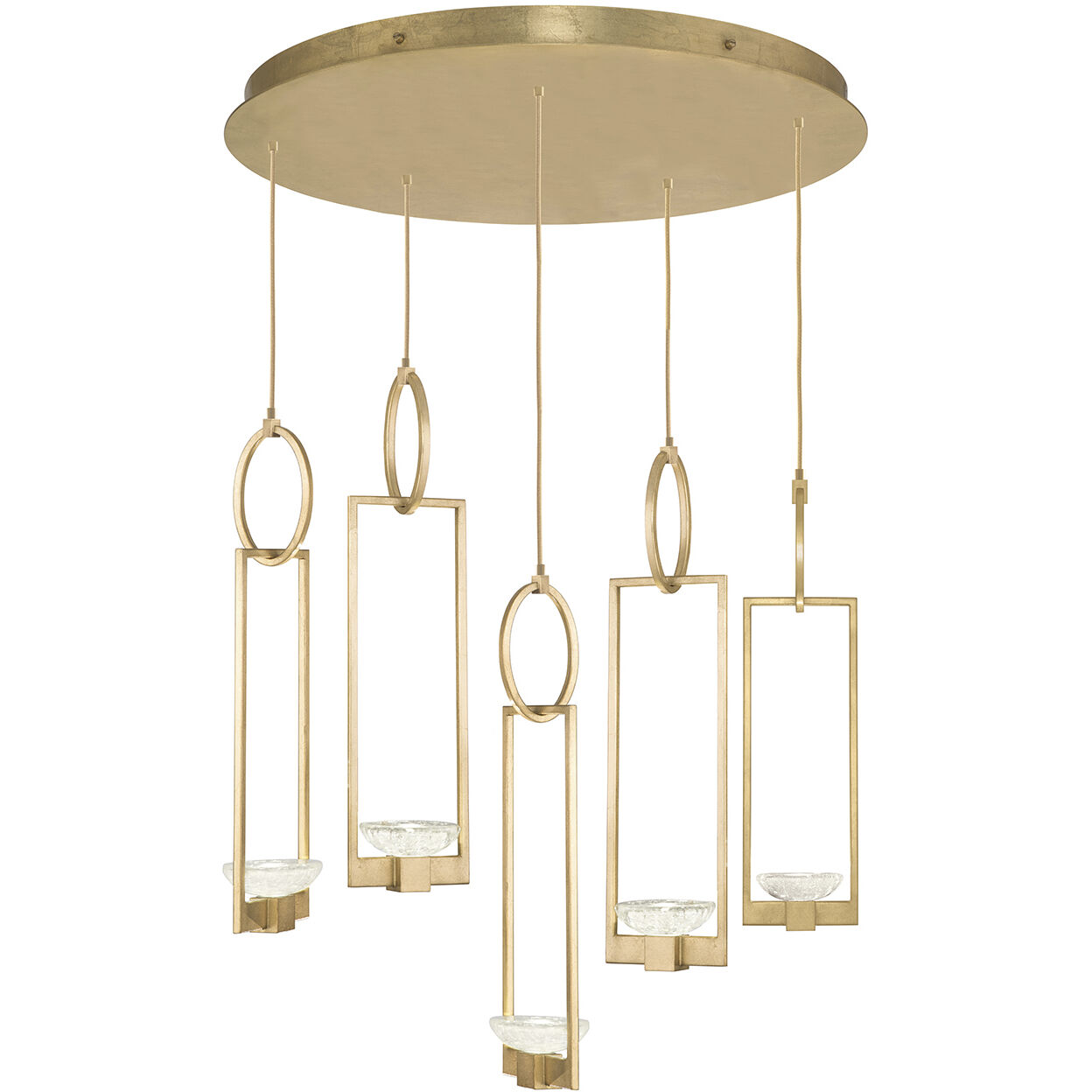 Delphi LED 26.5 inch Gold Pendant Ceiling Light