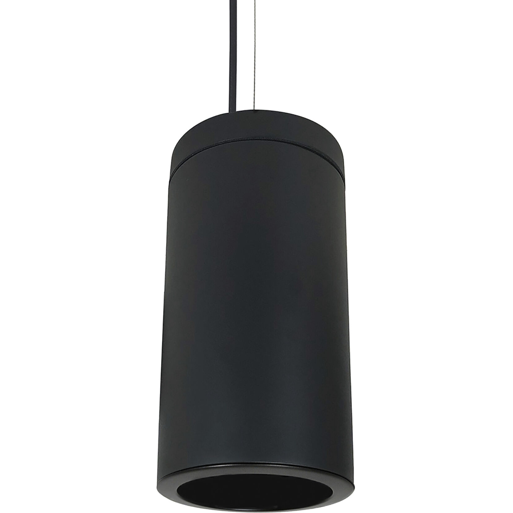 Line Voltage LED Black with Black and Black Cable Mount Cylinder Ceiling Light in 1300