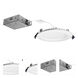 Can-less LED Matte Powder White Recessed