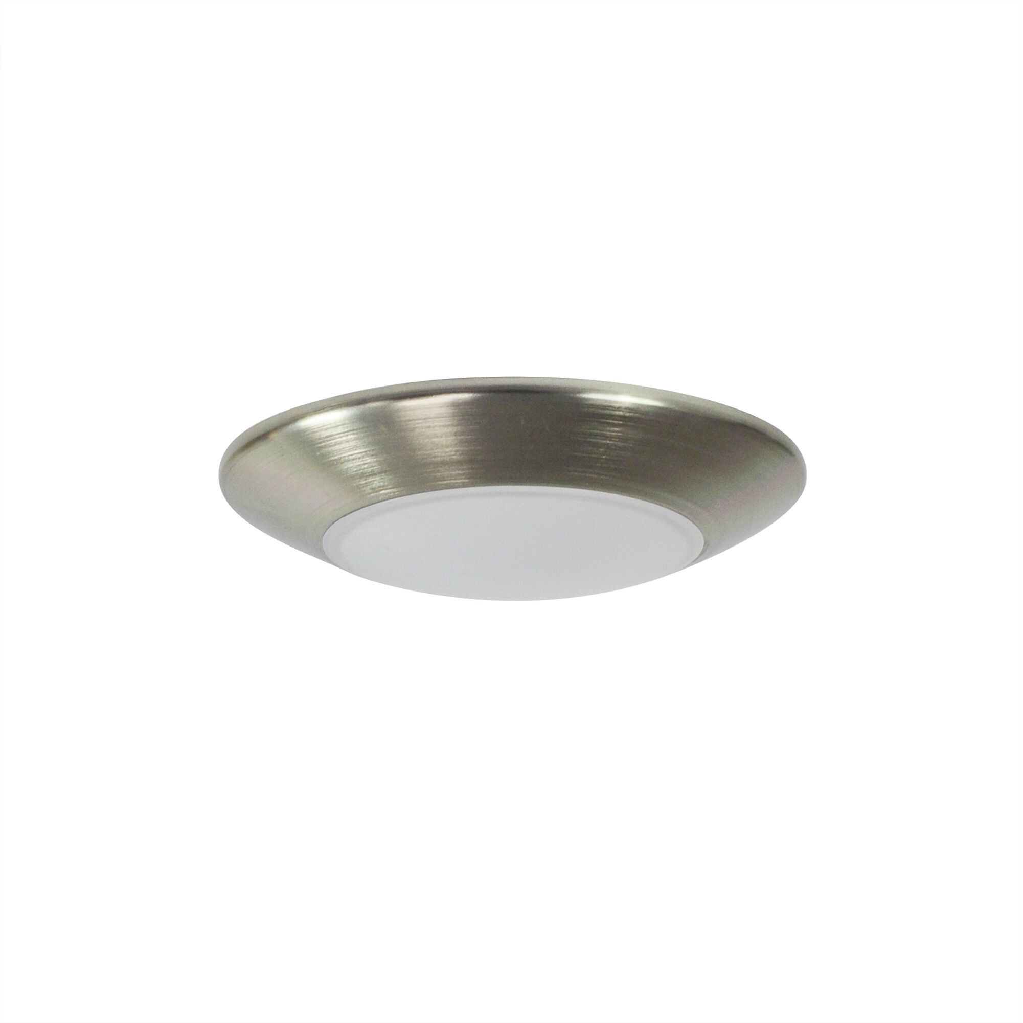 Opal 6 inch Natural Metal Surface Mount Ceiling Light in 2700K