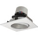 Pearl Haze/Matte Powder White Cone Regress Adjustable Trim, Retrofit Square