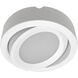 Josh 24 3 inch White Adjustable LED Puck Light in 2700K
