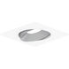 Pearl Haze Reflector / Bright White Flange LED Square Adjustable Cone Retrofit in 2700K, Haze / Bright White, 4" Retrofit