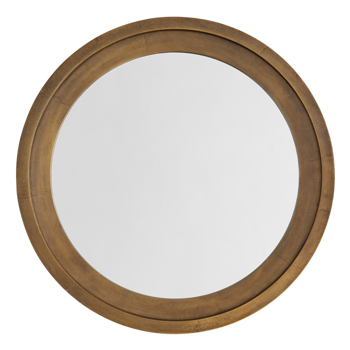 Mirror 33 X 33 inch Oxidized Brass Wall Mirror