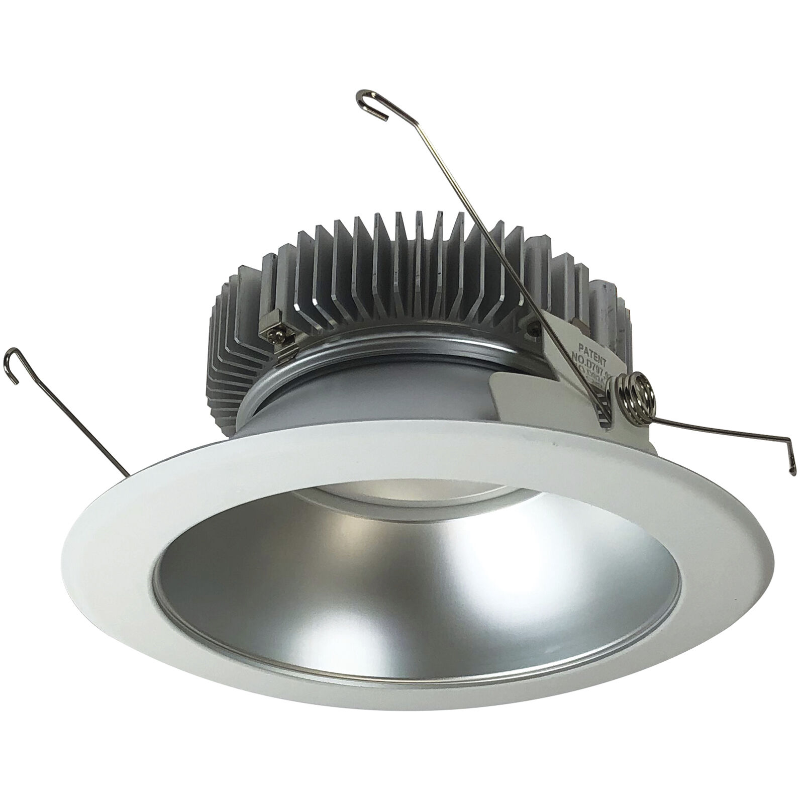 Cobalt Diffused Clear with White Recessed Light in 1500, 4000K, Clear Diffused / White