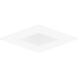 Pearl Bright White Reflector / Bright White Flange LED Square Retrofit Reflector with Square Aperture in 3000K, 4" Retrofit