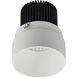 Iolite Matte Powder White Recessed Light in 800, 5000K, Round Trimless Reflector