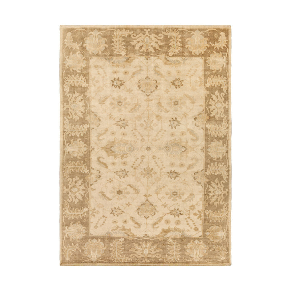 Ainsley 132 X 96 inch Beige/Pale Blue/Wheat/Khaki Rugs, Wool
