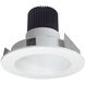 Iolite Matte Powder White Recessed Light in 800, Comfort Dim, Round Deep Cone Reflector