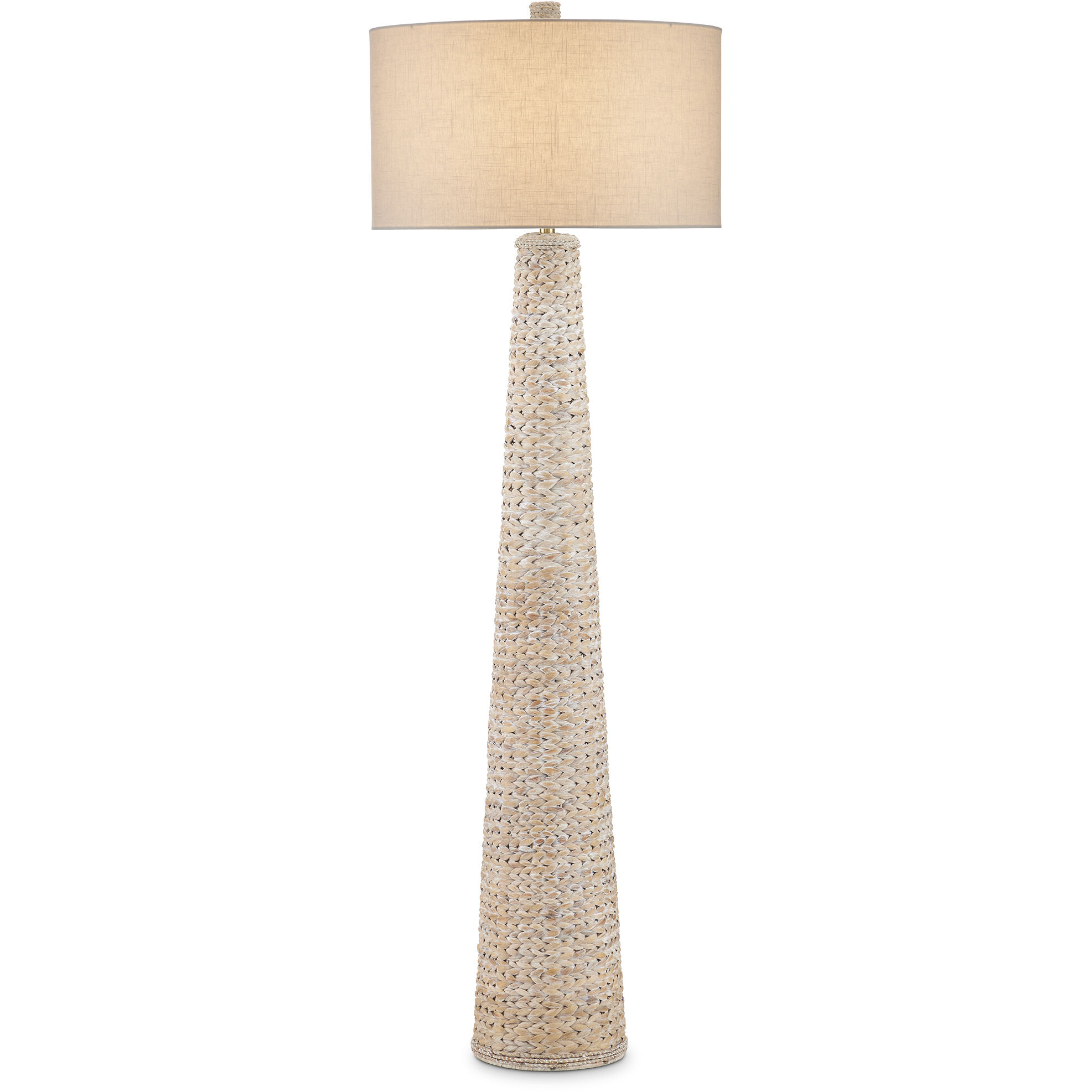 Birdsong 67 inch 150 watt Whitewash Floor Lamp Portable Light