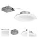 Can-less LED Matte Powder White Recessed