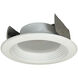 Onyx White Recessed Retrofit Baffle in 3000K, 1000, Retrofit