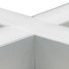 L-Line 1 Light 35.5 inch Aluminum Linear Pendant Ceiling Light in 4000K