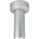 iLENE 4.38 inch Silver Surface Mount Mini Cylinder Ceiling Light
