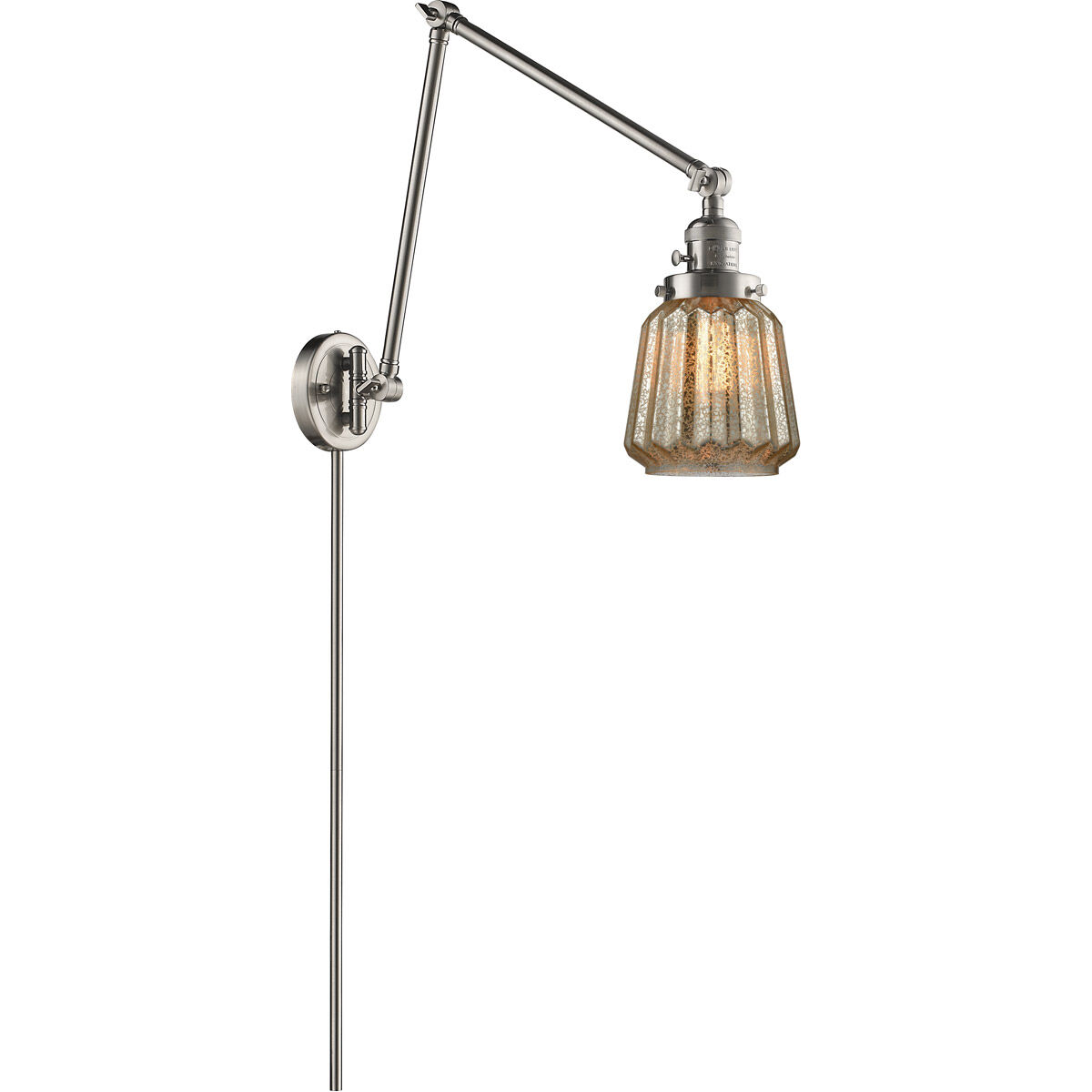 Chatham 1 Light 8.00 inch Swing Arm Light/Wall Lamp