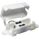 Aaliyah White LED Tape Light Low Voltage Splice Box