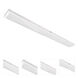 LED Wraparound LED 47.75 inch White Tunable Strip Light in Comes with Integral Emergency, Selectable Lumens, Selectable CCT