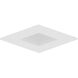 Pearl Warm White Reflector / Warm White Flange LED Square Retrofit Reflector with Square Aperture in 2700K, 4" Retrofit