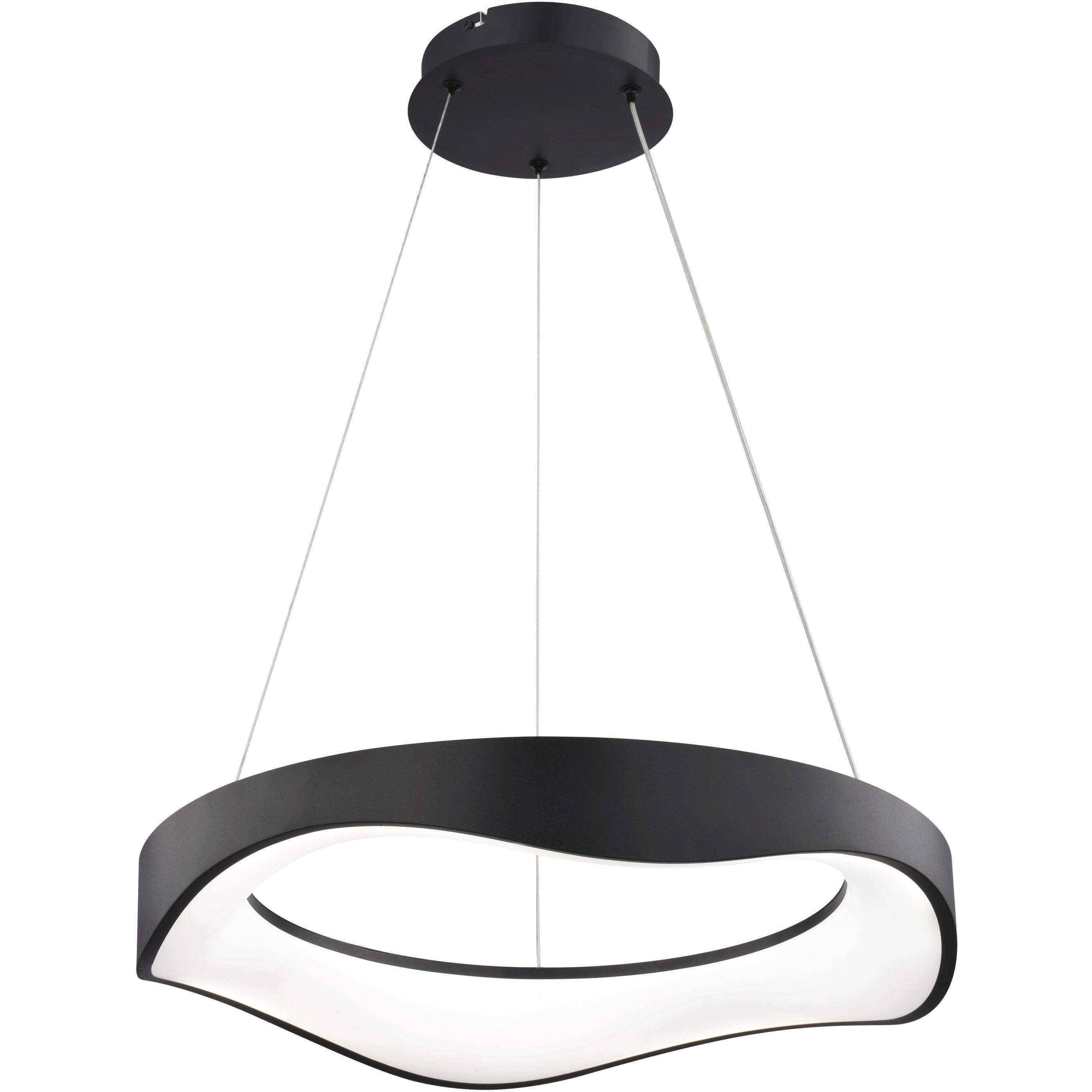 Bowen 1 Light 20.5 inch Textured Black Chandelier Ceiling Light
