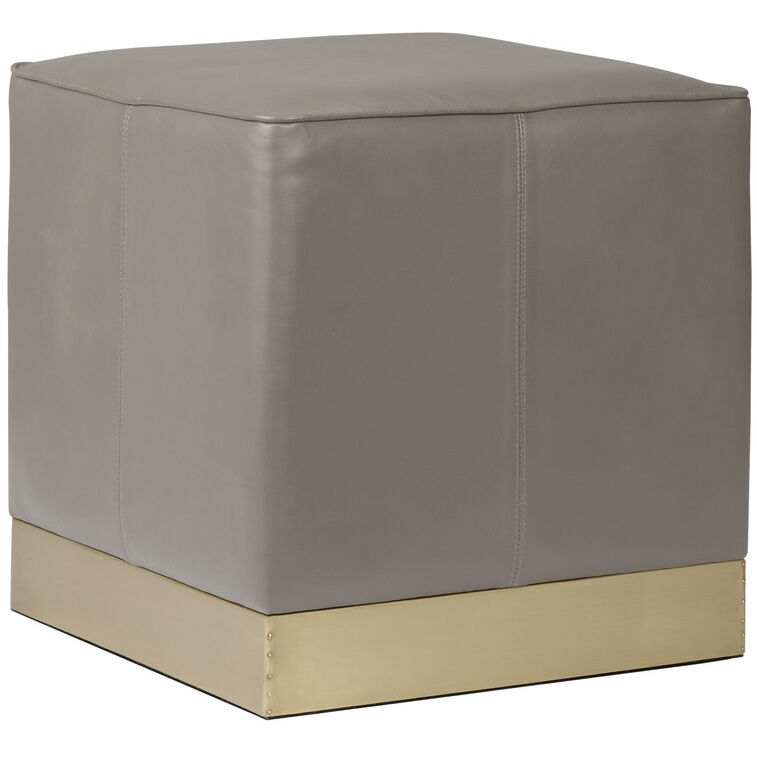 Wildwood Gray/Antique Brass Bench