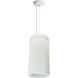 Cobalt White Cable Mount Cylinder Ceiling Light