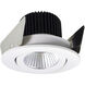 Iolite White with White Recessed Light in 800, Comfort Dim, Round Surface Gimbal