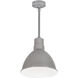 RLM Gun Metal / White Recessed Stem Mounted LED Shade in 4000K, 2200, 72 in.