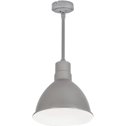 RLM Gun Metal / White Recessed Stem Mounted LED Shade in 4000K, 2200, 72 in.