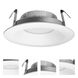 Retrofit Matte Powder White Recessed