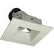 Iolite White with White Recessed Light in 2700K, 1000, Square/Square Reflector