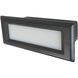 Brick 4.6 watt Bronze LED Step Light, Die-Cast, Frosted Lens Face Plate, Selectable CCT