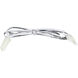 Josh 49.13 inch White Puck Light Extension Cable in 48 in.