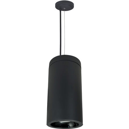Cobalt Black Cable Mount Cylinder Ceiling Light in 2700K, 1000, Reflector