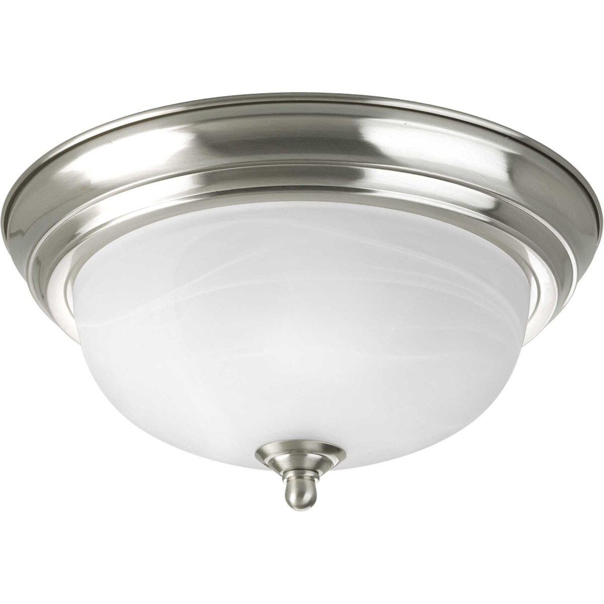 Adelmo 1 Light 11.38 inch Brushed Nickel Flush Mount Ceiling Light