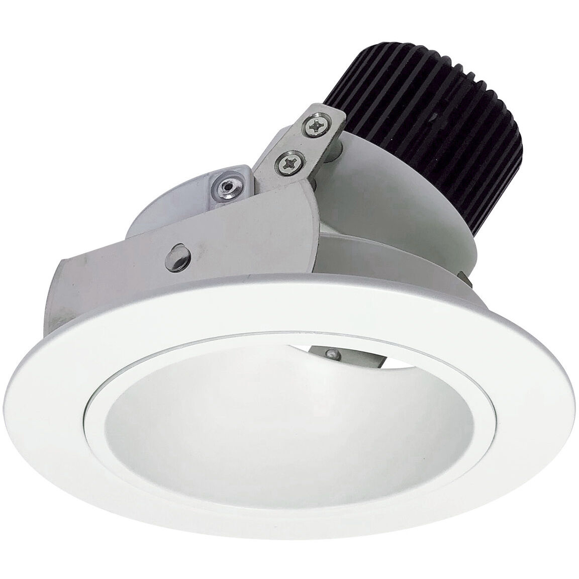 Iolite Matte Powder White Recessed Light in 800, 5000K, Round Deep Cone Reflector