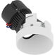 Pearl Warm White LED Round Trimless Adjustable Slot Retrofit in 3500K, 4" Retrofit