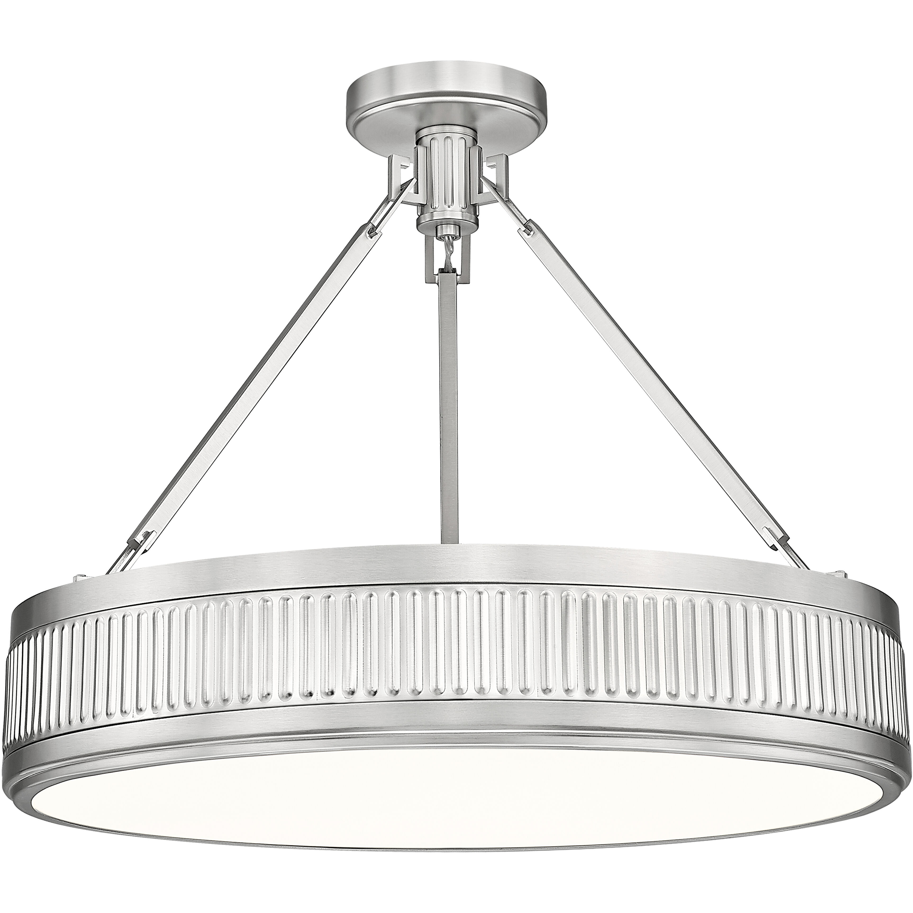 Quinn 3 Light 22.00 inch Semi-Flush Mount
