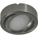 Josh 24 3 inch Brushed Nickel Adjustable LED Puck Light in 3500K