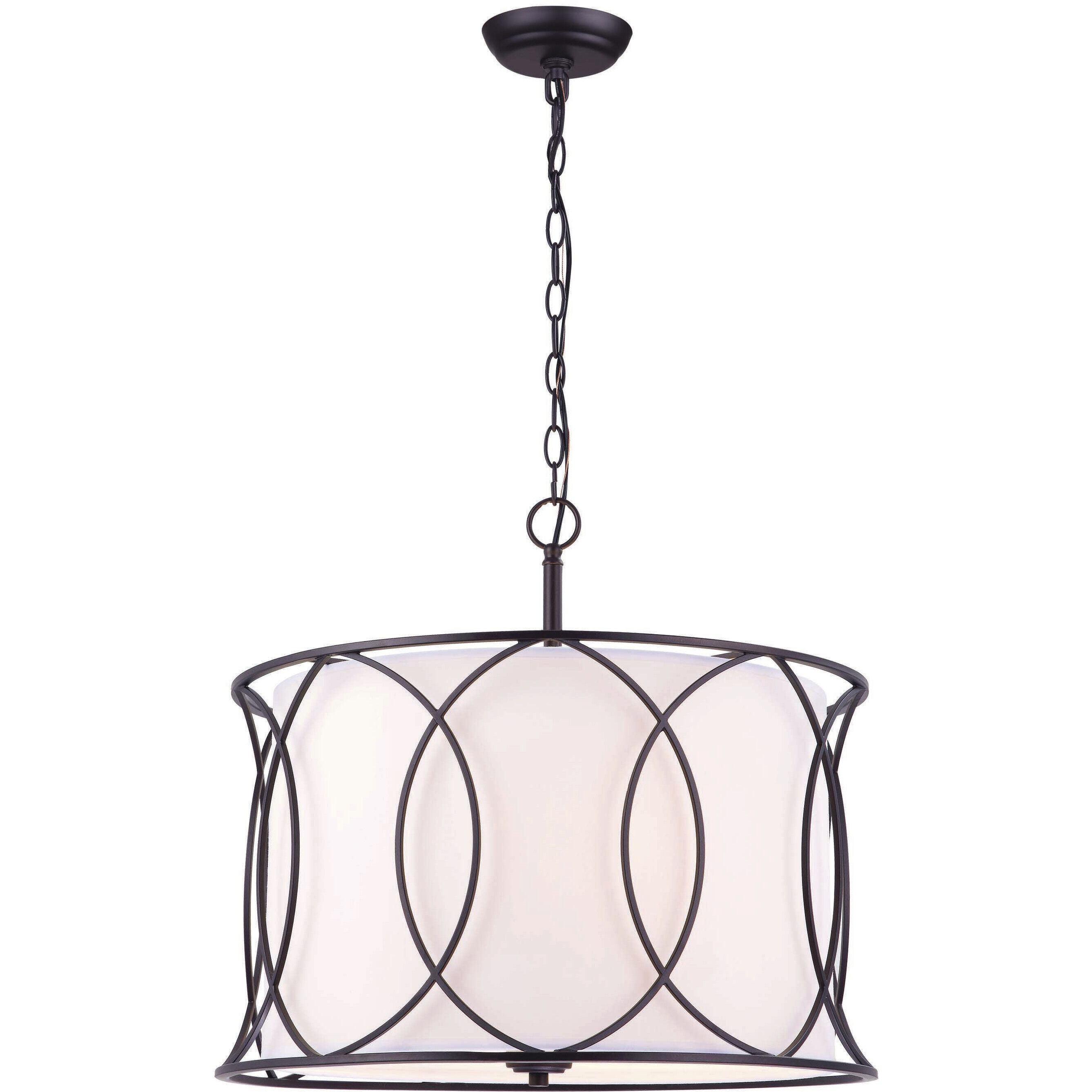Madison 3 Light 20.5 inch Oil Rubbed Bronze Chandelier Ceiling Light