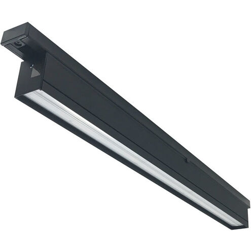 Aaliyah 1 Light Black Track Head Ceiling Light, Selectable CCT