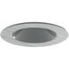 Pearl Natural Metal Reflector / Natural Metal Flange LED Round Retrofit Reflector in 3000K, 4" Retrofit