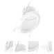 Super Sloped LED White Recessed Retrofit Reflector in 2700K