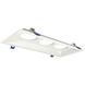 Iolite MLS Matte Powder White Recessed Plate