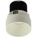 Iolite White with White Recessed Light in 800, Comfort Dim, Round Trimless Reflector