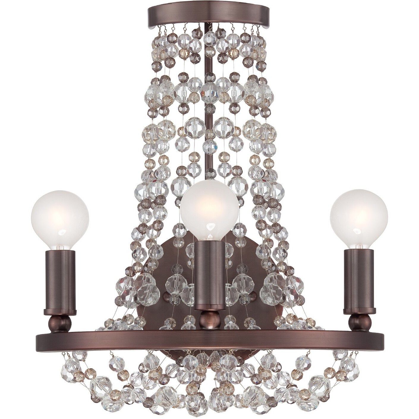 Channing Bath Sconce Wall Light in Chocolate Bronze