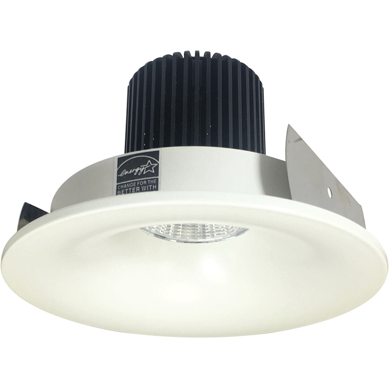 Iolite White with White Recessed Light in 800, Comfort Dim, Round Bullnose Regress