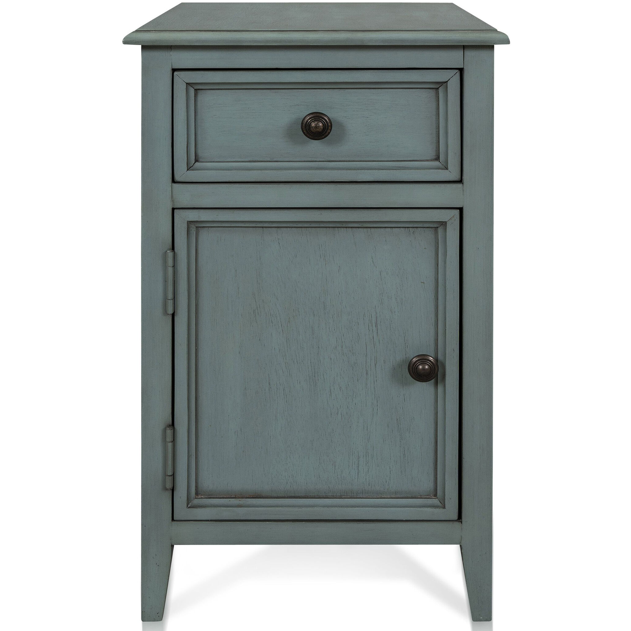 Aged Seafoam 25 X 15 inch Aged Seafoam Wash Side Table