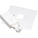Aaliyah 1 Light White Track Ceiling Light, with Canopy